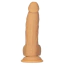 Вибратор с ротацией Addiction Naked Rotating & Vibrating Dong 8, светло-коричневый - Фото №3