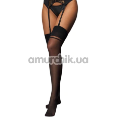 Панчохи Gabriella Sensual Betel Stockings, чорні - Фото №1