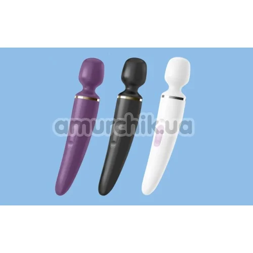 Универсальный вибромассажер Satisfyer Wand-er Woman, белый