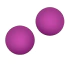 Вагинальные шарики Luxe Double O Beginner Kegel Balls, розовые - Фото №1