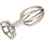 Анальна пробка Anos Finest Butt Wear Metal Cage Butt Plug 2.8 см, срібна - Фото №4