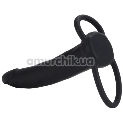 Анальная насадка Love Rider Dual Penetrators, черная