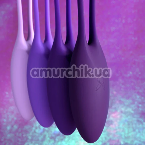 Набір вагінальних кульок Evolved Playboy Pleasure Put In Work, фіолетовий