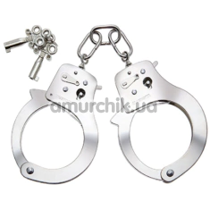 Наручники S Pleasures Metallic Cuffs, срібні - Фото №1