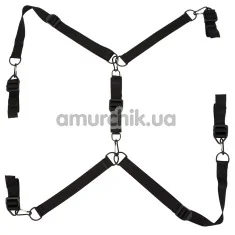 Фиксаторы для рук и ног Fetish Collection Bed Restraints, чёрные - Фото №1