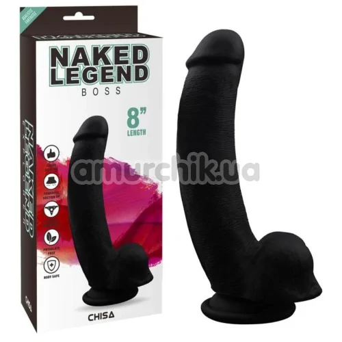 Фаллоимитатор Naked Legend Boss, черный