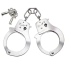 Наручники S Pleasures Metallic Cuffs, серебряные - Фото №1