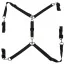 Фиксаторы для рук и ног Fetish Collection Bed Restraints, чёрные - Фото №1