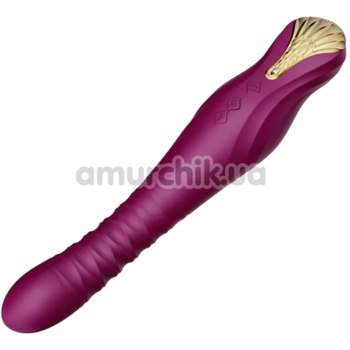 Вибратор для точки G Zalo King Vibrating Thruster, фиолетовый