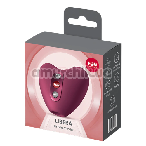 Симулятор орального сексу для жінок Fun Factory Libera, бордовий