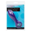 Анальная пробка с вибрацией Vibrating Silicone Booty Probe, фиолетовая - Фото №4