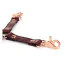 Ремінці для фіксаторів Liebe Seele Wine Red Leather Hogtie with Clips, бордові - Фото №4