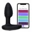 Інтерактивна анальна пробка з вібрацією OhMiBod Lumen, чорна - Фото №1
