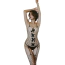 Комбинезон Star Night Butterflies Large Net Bodystocking, черный - Фото №4