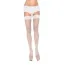 Панчохи Fishnet Stocking W / Lace Top, білі