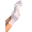 Рукавички Leg Avenue Wrist Length Satin Gloves, білі - Фото №1