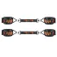 Бондажний набір Lockink The Flowering Serpent Leather Bondage Restraint Set 12PC, чорний - Фото №6
