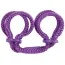 Наручники Japanese Silk Love Rope Wrist Cuffs, фіолетові - Фото №1