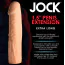 Насадка на пеніс Jock Extra Long 1.5 Inch Penis Extension, тілесна - Фото №9