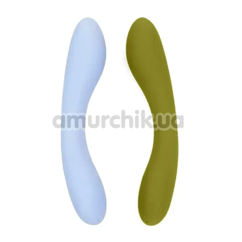 Вибратор для точки G Sweet Em Velvet Lure Deep Flow, зеленый