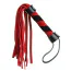 Флоггер DS Fetish Flogger S, красно-черный