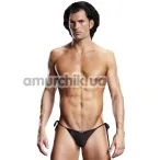 Труси чоловічі Pro-Mesh Side-Tie Bikini Black чорні (модель BLM009) - Фото №1