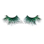Ресницы Black-Green Feather Eyelashes (модель 639) - Фото №1