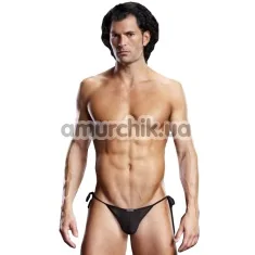 Трусы мужские Pro-Mesh Side-Tie Bikini Black черные (модель BLM009) - Фото №1