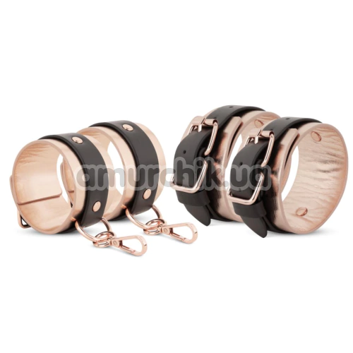 Фиксаторы для рук и ног Rosy Gold Nouveau Under-Mattress Restraint Set, золотые