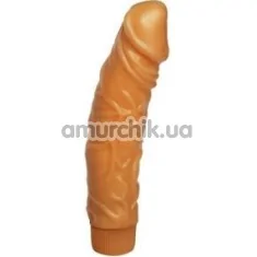 Вібратор Erolin Vibro Erogen Collection 18х4.5 см, тілесний - Фото №1
