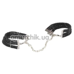 Фиксатори для рук Bijoux Indiscrets Plasir Noere, чорні - Фото №1