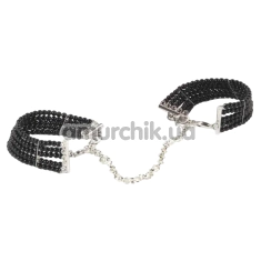 Фиксатори для рук Bijoux Indiscrets Plasir Noere, чорні - Фото №1