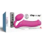 Безремневой страпон с вибрацией Strap-On-Me Vibrating Bendable Strap-On XL, розовый - Фото №2
