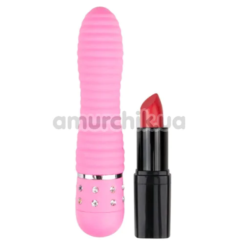 Вібратор Easy Toys Love Diamond Vibrator ребристий, рожевий