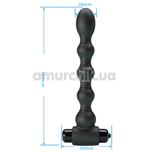 Анальний вібростимулятор MR Play Vibrating Anal Plug, чорний