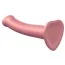 Фаллоимитатор Strap-On-Me Mono Density Soft Silicone Dildo M, розовый - Фото №2