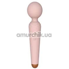 Универсальный вибромассажер Boss Series Rechargeable Power Wand, розовый - Фото №1