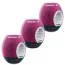 Набір із 3 мастурбаторів Satisfyer Masturbator Egg Bubble Set - Фото №1