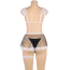 Костюм покоївки Star Night Sexy French Maid Lace Costume Set, чорно-білий: боді + спідниця + підв'язка на ногу + рукавички - Фото №8