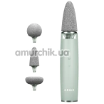 Шлифовальная пилка для стоп с насадками Geske Electric Pumice Foot Smoothing Multi-Pen 8 in 1, зеленая - Фото №1