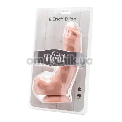 Фаллоимитатор Get Real Dildo 8, телесный