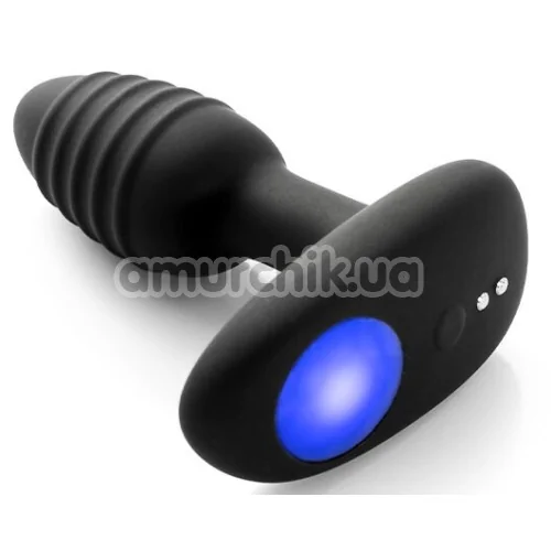 Інтерактивна анальна пробка з вібрацією OhMiBod Lumen, чорна