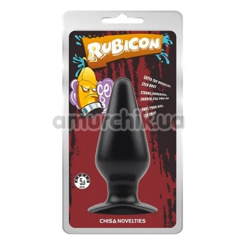 Анальна пробка Rubicon Large, чорна