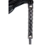 Флогер DS Fetish Metallic Flogger, чорний - Фото №6