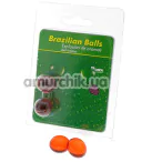 Лубрикант Brazilian Balls - клубника, 2 шт - Фото №1