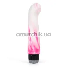 Вибратор для точки G Joystick Flic Flac, бело-розовый - Фото №1