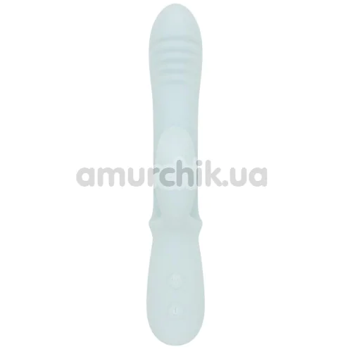 Анально-вагинально-клиторальный вибратор Good Vibes Only Sage, голубой