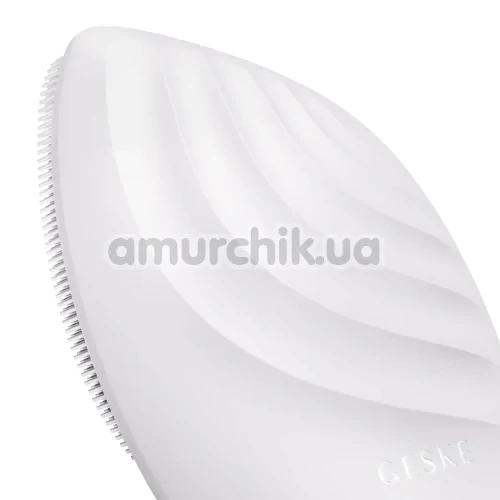 Ультразвуковая щетка для лица Geske Sonic Facial Brush 5 in 1, кремовая