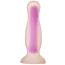 Анальна пробка Radiant Glow In The Dark Soft Silicone Plug Medium, фіолетова - Фото №1