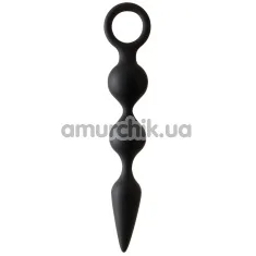 Анальний ланцюжок Malesation Ballchain Small, чорний - Фото №1